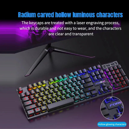 104 key Backlit Mechanical Keyboard Wired Gaming Keyboard waterproof